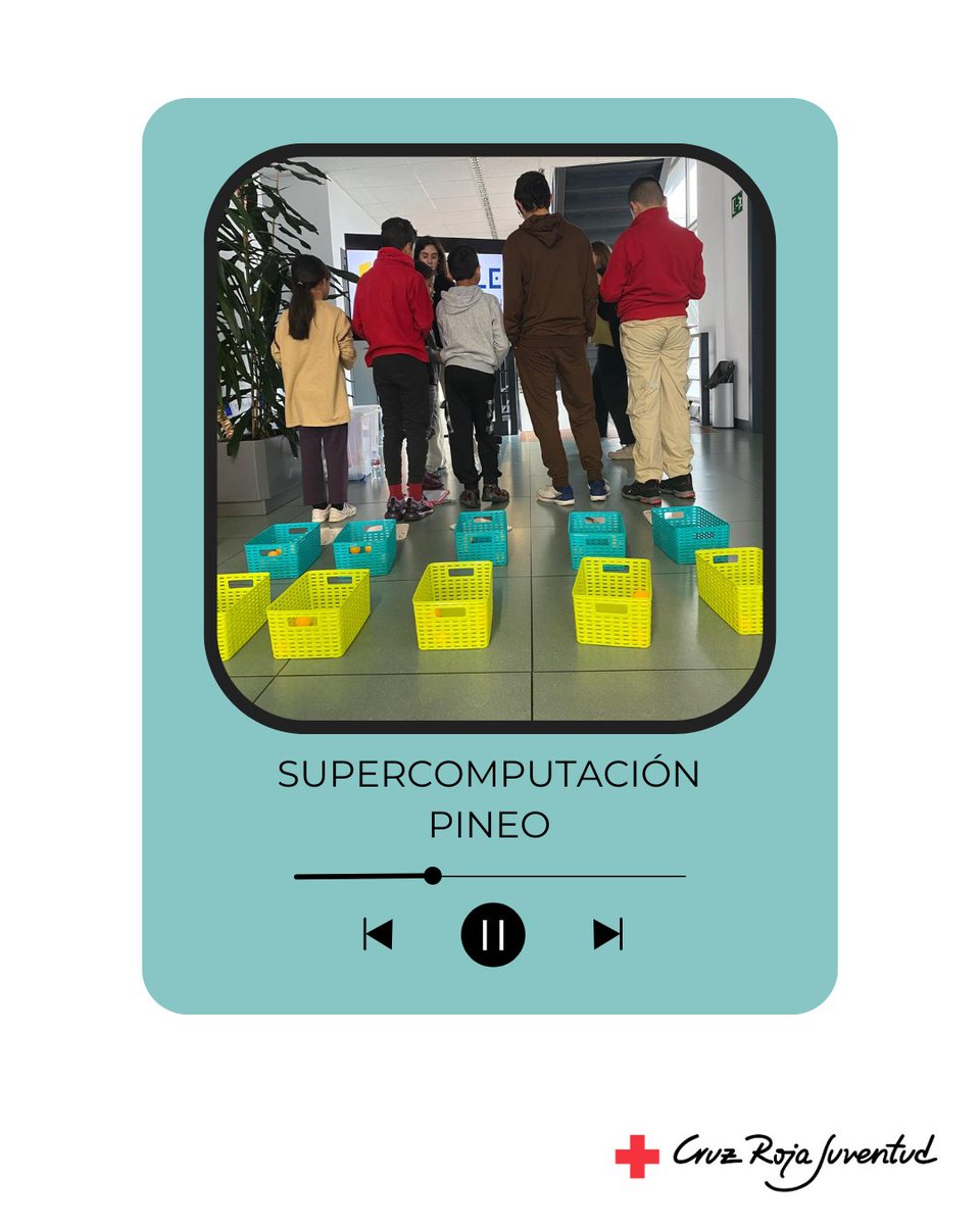 crjleon's tweet photo. Aprovechando el período
vacacional de los/as NNA del proyecto PINEO, ayer
hemos acudido a visitar el edificio SCAYLE, en el que
se encuentra Caléndula👩‍💻🧑‍💻, un superordenador
que se ha instalado en el Edificio CRAI-TIC de la
Universidad de León. https://t.co/2LlnB0oo0E