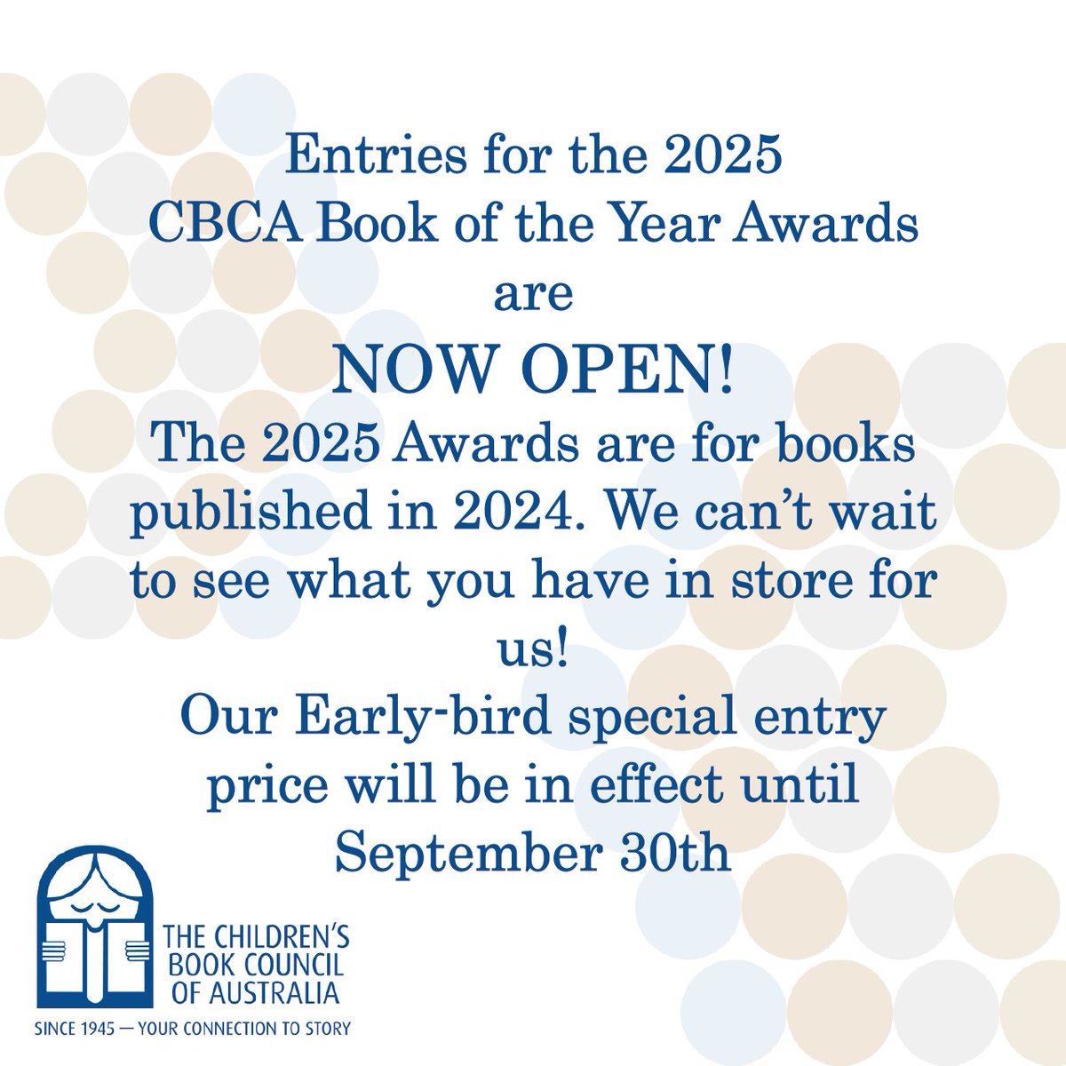 Enter the 2025 CBCA Book of the Year Awards here: awards.cbca.org.au #cbca2024 #cbca2025