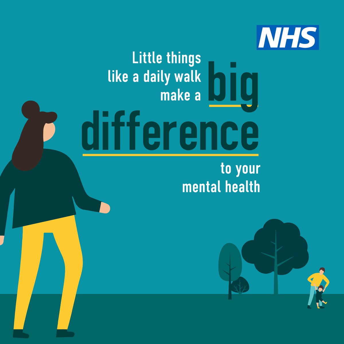 It's #NationalWalkingDay 🚶🚶‍♀️ A daily walk can give your body a boost, lift your mood and make everyday activities easier. Get more wellbeing tips from #EveryMindMatters: nhs.uk/every-mind-mat…