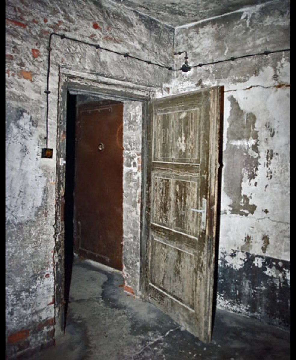 jakeshieldsajj's tweet photo. These are actual photos from
 The gas chambers in Auschwitz death camps 

The nazi technology was extremely advanced and decades ahead of modern gas chambers https://t.co/vBCT84iCBg