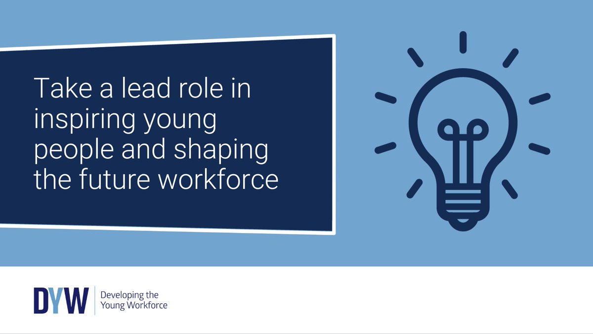 Shape the future workforce by connecting with young people in education through DYW activity. Raise awareness of your industry or organisation and inspire young people to develop the skills needed for work. Find out more: dyw.scot #DYWScot #ConnectingEmployers