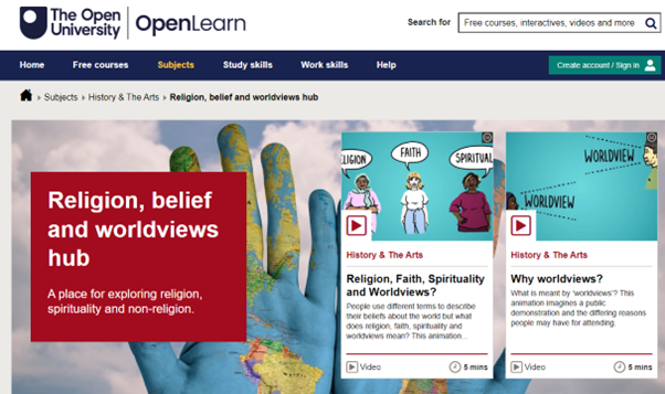 OU_Law's tweet image. Dive into the deep and complex world of religion, faith, spirituality, and worldviews with this thought-provoking new OpenLearn hub. 🌍👩🏾‍🤝‍👩🏼👳🏻‍♂️🙏🏻
👇
ow.ly/EMkx50R638O

#worldviews #education #OUFreeLearning @OUFreeLearning