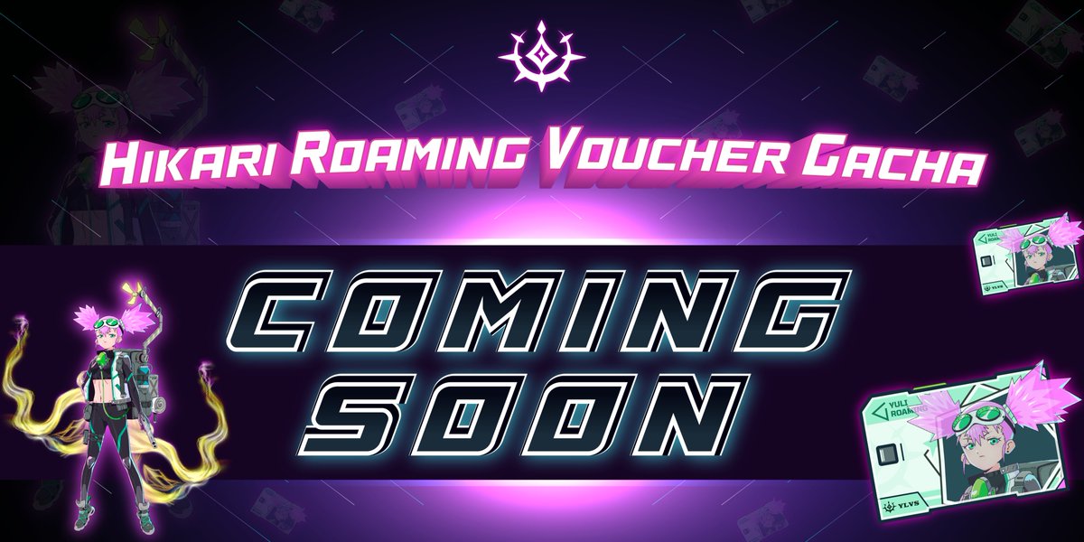 💫Participate in the Spin Mania event for a chance to win Roaming Voucher item！ 📆The Roaming Voucher drawing time: Apr 6, 2024 - Apr 20, 2024 🔥 The event is about to kick off，stay tuned. #Yuliverse #Hikari
