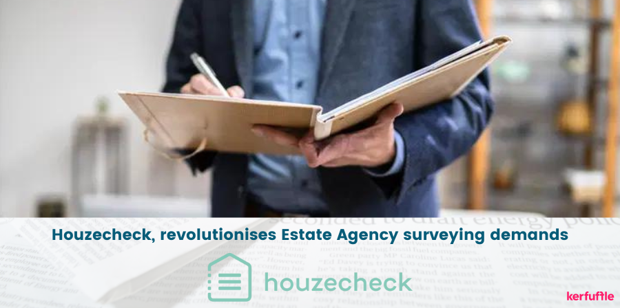 Houzecheck, a pioneering Proptech revolutionises Estate Agency surveying demands with a lightning-fast surveying platform, find out more here: kerfuffle.com/news-and-views…