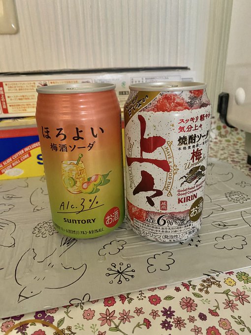 とりあえず目についた梅の酒を買った 