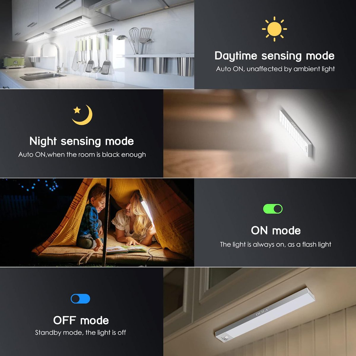 productivando's tweet photo. Excelente luz LED para armario con sensor de movimiento. 36 LEDs y 4 modos de iluminación. Fácil de instalar y recargable. ¡Ideal para escaleras, armarios, pasillos, cocina y garaje! 🌟🔦👌  Link: https://t.co/MTERYJMZtJ https://t.co/6tzsMvLX4A