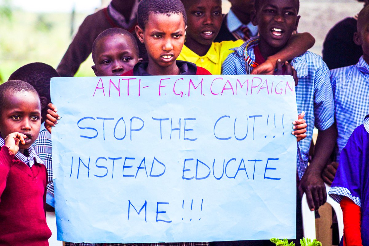 It is time to reject antiquated traditions #fgm that harm young girls physically and mentally, and instead, focus on ensuring access to quality education. #endFGM #Educategirls