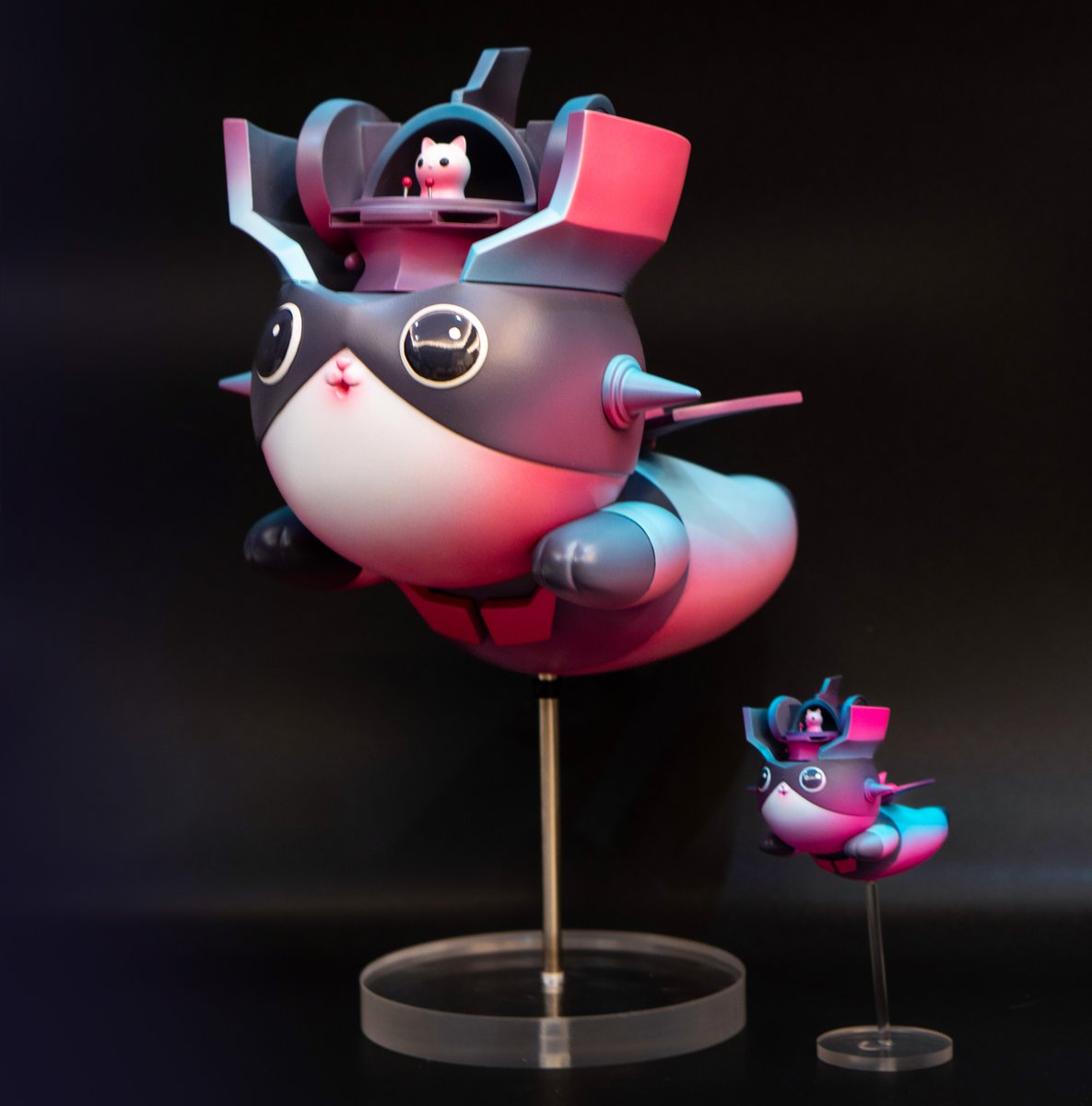 Nyangokin Size 100% &amp; 400%   
📷Booth B2-31, Zone Beacon 2 
📷Thailand Toy Expo 2024 at Central World
<a href="/thailandtoyexpo/">Thailand Toy Expo</a>
4-7th April 2024  
#thailandtoyexpo #thailandtoyexpo2024 #tte #tte2024 #centralworld #arttoy #arttoys #designertoys #biggesttoyevent #nyangokin