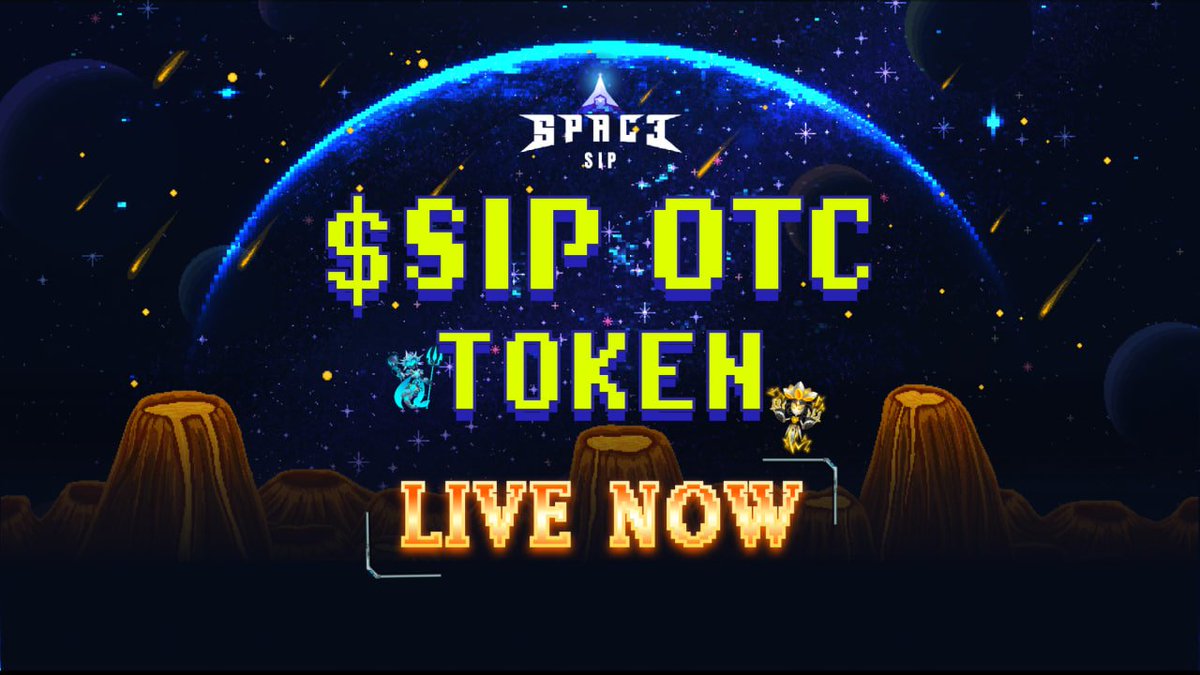 ⌛ $SIP OTC Sales OFFICIALLY LAUNCHED ⌛ Now you can easily and securely purchase $SIP directly through our platform. 🚀 No more waiting, no more hassle – just a streamlined experience to get you the $SIP you need. ➡️ Head over to our website now and join the future!…