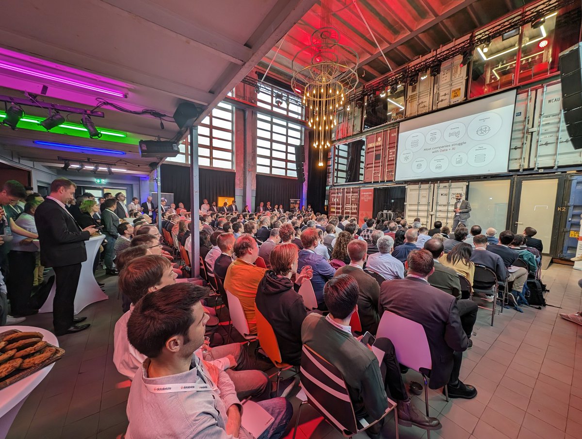 .<a href="/databricks/">Databricks</a> Data Intelligence Days in #Zurich today...