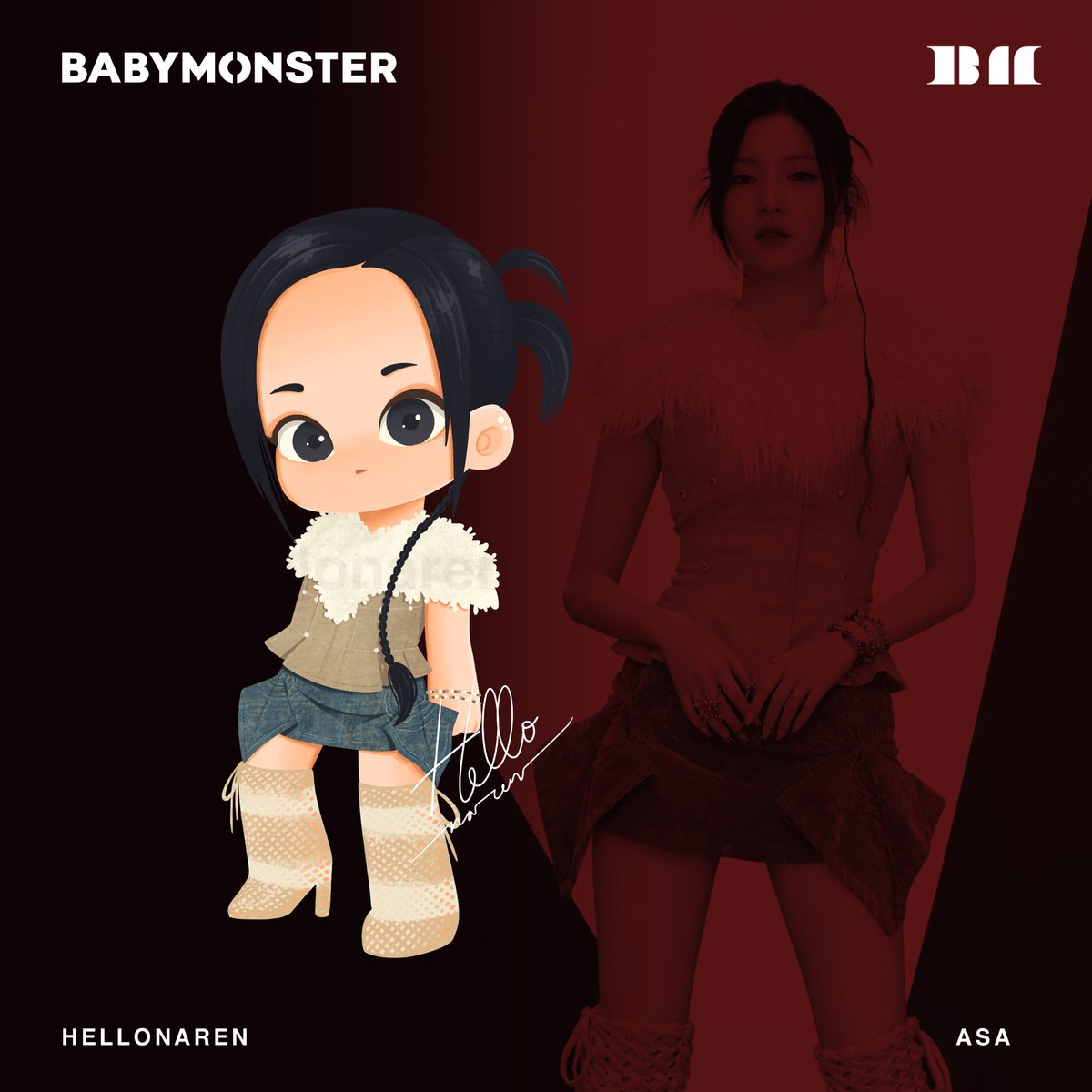 hellonarenn's tweet photo. VISUAL PHOTO | Asa😈

#베이비몬스터 #BABYMONSTER #SHEESH #ASA https://t.co/Pq3xFeSKfx