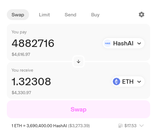 got $HashAi airdrop x.com/HasshAi_Eth/st…