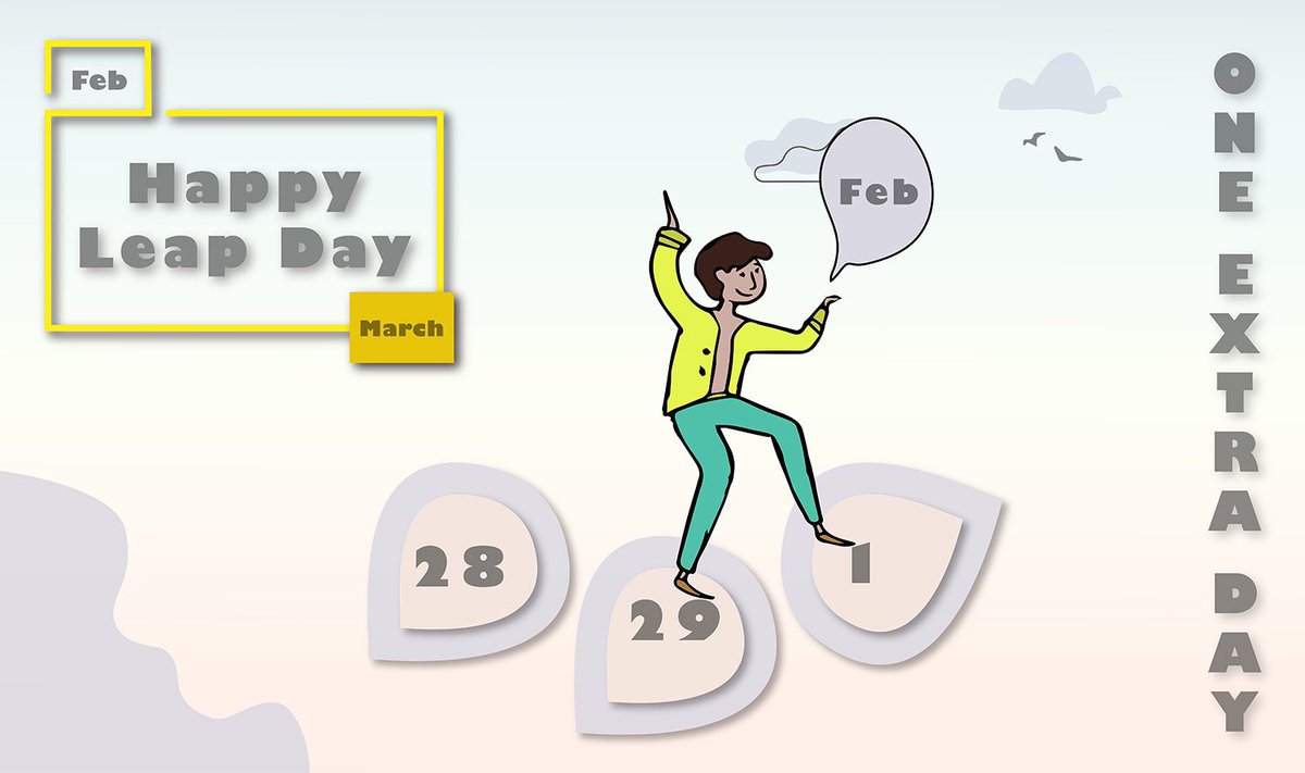 portalmiracle's tweet photo. Leap Day illustration!
#leapday #illustration #graphicdesigner #extraday #webdesigners #leapday2024 #Illustrator https://t.co/zuS05mmLTl