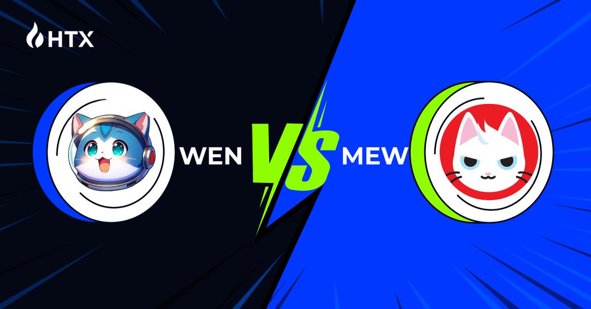 HTX_Global's tweet photo. Which #HTX feline has your meow?

🔁 $WEN  🆚❤️ $MEW

Trade the hottest memecoins on https://t.co/K7SVDpBTiU🔥 https://t.co/GT1eAmSppf