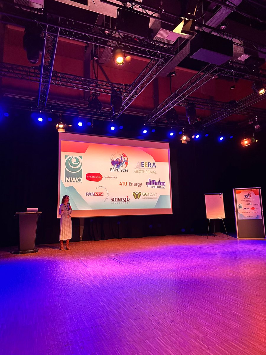 EGPD2024_Delft's tweet photo. With the opening talk by Prof. Dr. Phil Vardon, EGPD2024 officially starts  !

Question from Prof. Phil: How many times have you participated in EGPD?

Now Dr. Martin Bloemendal is giving an inspiring talk "43 reasons why working on Aquifer Thermal Energy Storage is awesome!" https://t.co/Ve5RTHl2hz