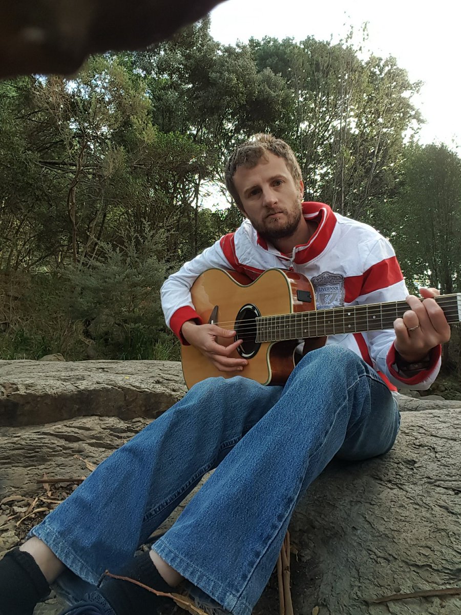 Enjoying time in the outdoors #music #guitar