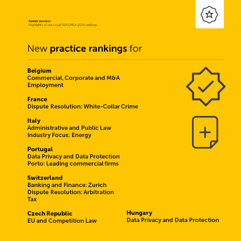 ESgloballaw's tweet photo. We've had some great results in the latest @TheLegal500 EMEA rankings! Check out our highlights below or you can find our full results on the Legal 500 website: https://t.co/05wxv020LU. Thanks to all our clients for their continued support!