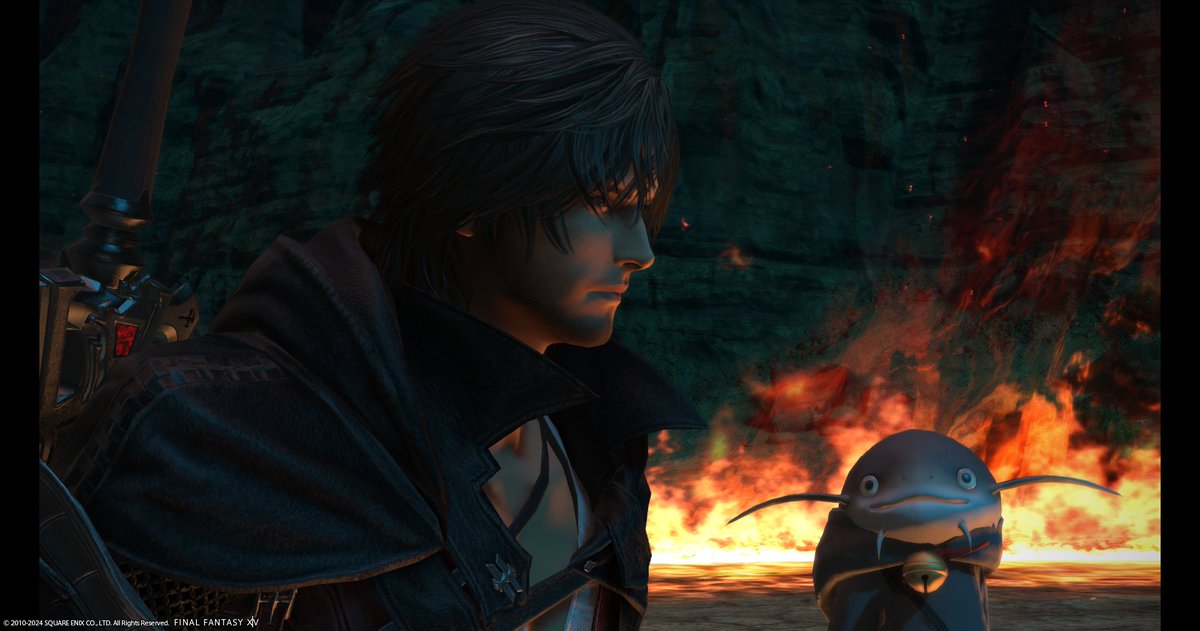 only_feesh's tweet photo. You didn't think I also have to do Only Feesh with Clive ? 
#only_feesh #FFXIVScreenshots #ffxivsnaps #namazu #FinalFantasy14 https://t.co/pECR7WK8wK