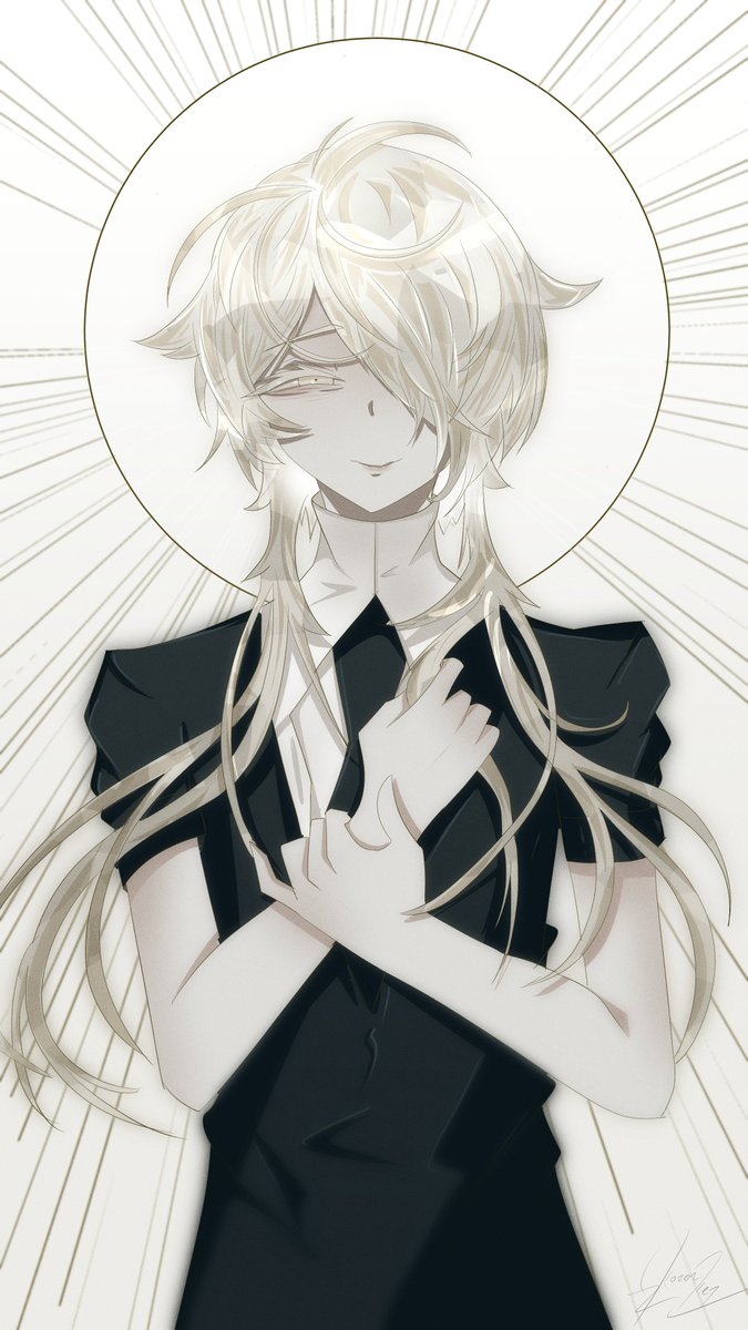 Kozen_key's tweet photo. nervous ghost
detailed hair https://t.co/6H934Th3vX