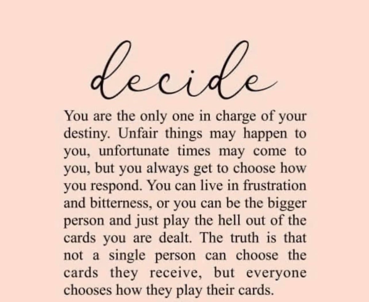 Choose positivity choose kindness never let life make you bitter or cruel ….whatever you are going through, you have the power deep inside you to make it through. Post traumatic growth is the awesome outcome of resilience through adversity #mentalhealth