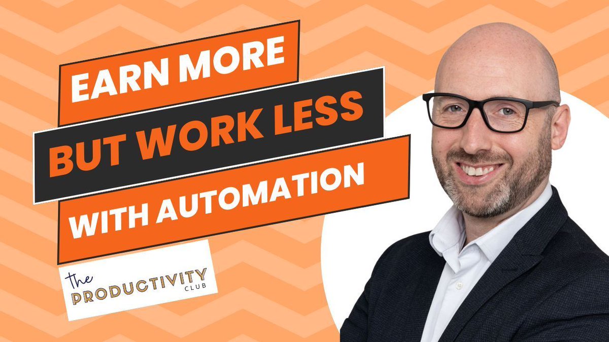 Earn More in Less Time Through Automation Our free webinar to start your new financial year off optimized! Thursday 11th April // 10am UK Time Learn more and RSVP at... bit.ly/3xa9Kkv