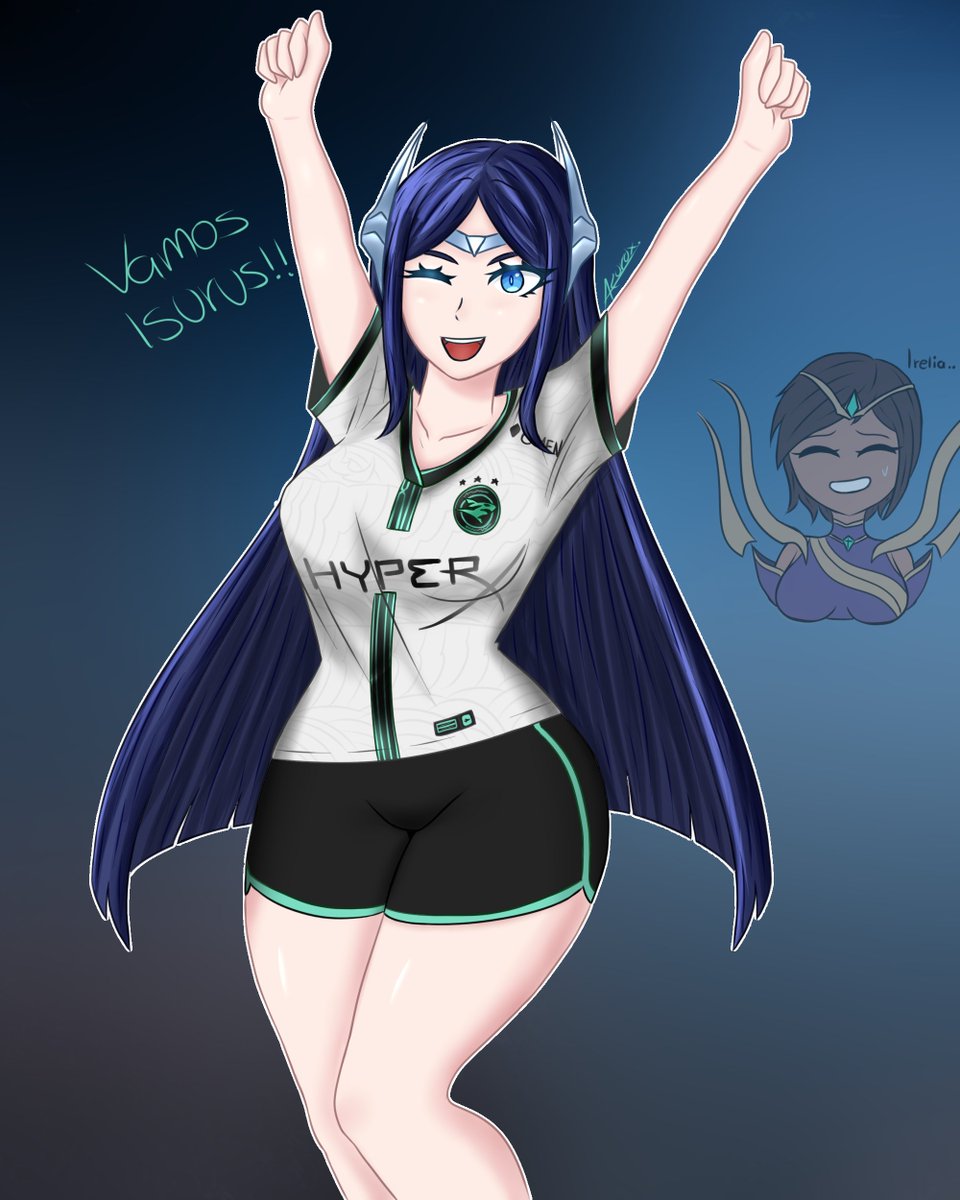 Akurox1's tweet photo. Dibujito para un concurso referente a la LLA 😮

#irelia #irelialol #ireliafanart #leagueoflegends #lol #leagueoflegendsfanart #isurus #isurusgaming #lla #karma #karmalol https://t.co/3Mqv37hv46