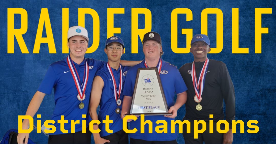 The varsity boys are District Champions!
Stephan Kahng  • 2nd place
Hogan Nelson  • 3rd place
Colin Watson • 5th place
Wyatt Moore finished  • 7th place
Preston Stone finished • 8th place
Congrats boys!