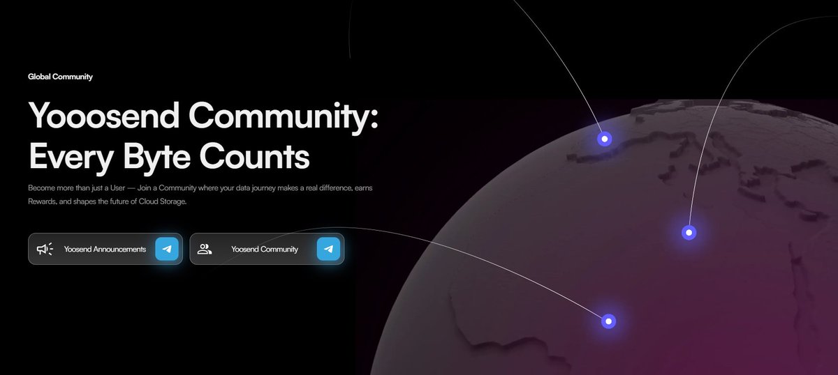 Yoosend - Decentralized Cloud Storage tweet media