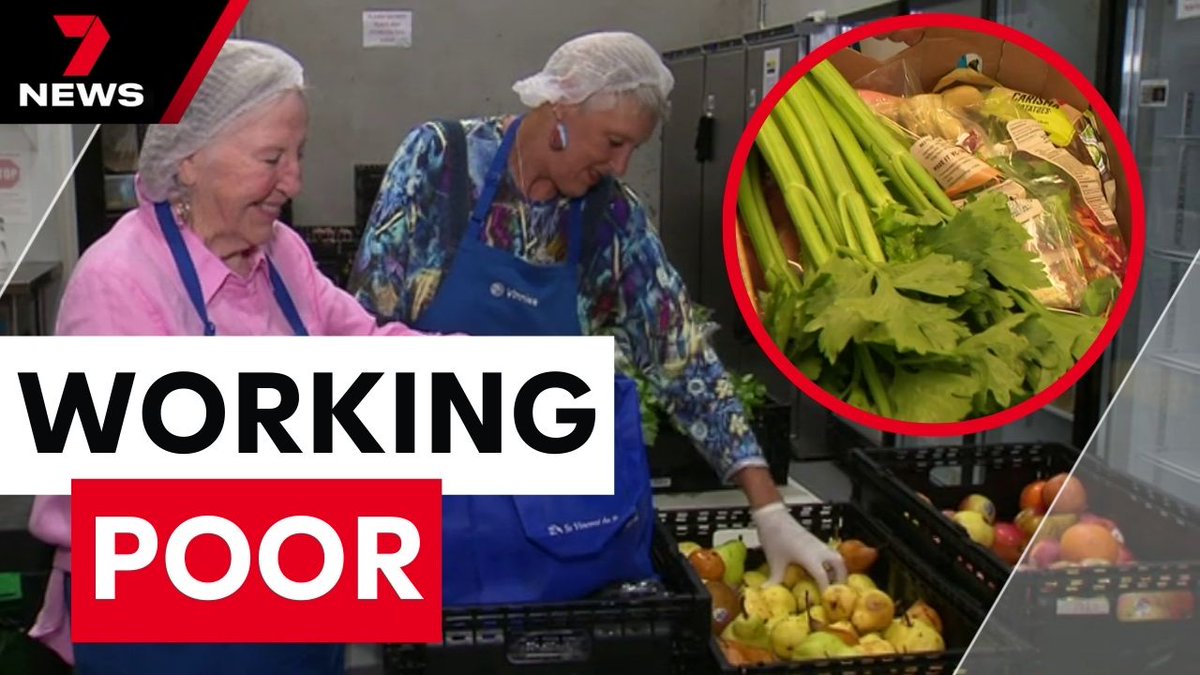 There's been a sharp rise of Victorians struggling to pay basic bills, despite having a job. Charities say we're in a new era of the working poor with families increasingly forced to ask for help. youtu.be/RbzNhig81Fk @SharnelleVella #7NEWS