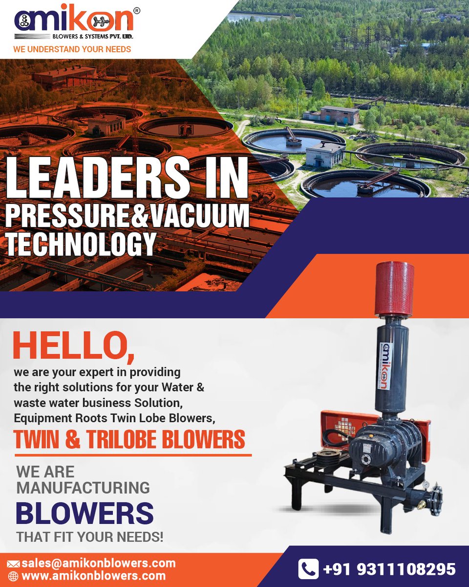 Double the airflow, double the performance. That's the magic of twin and trilobe blowers
.
.
.
#amikon #amikonblower #Twintrilobe #Trilobeblowers #sidechannel #airflow #dynamics #PowerandEfficiency #BlowerInnovation #IndustrialRevolution #RotaryBlowers #TwinLobeBlowers