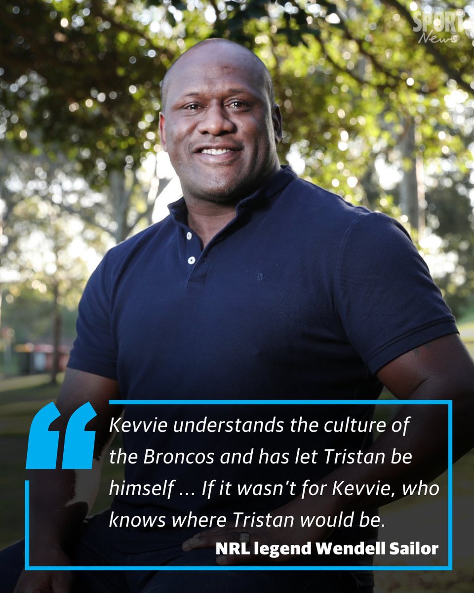 Wendell Sailor has revealed how great mate Brisbane coach Kevin Walters saved his son Tristan from quitting the #NRL and leaving Australia, via @travismeyn @badel_cmail STORY 👉 bit.ly/4aFTuWQ