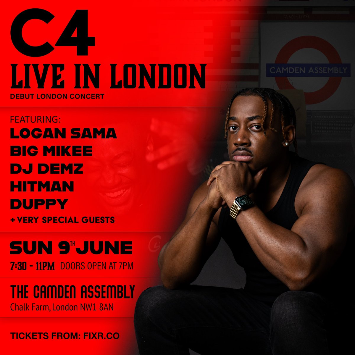 *ALERT* New date - Same vibes! If you already purchased a ticket it will be valid for the new date! 
I appreciate all of your support ❤️ and apologise for any confusion/inconvenience caused - The show will be worth the wait I promise! ❤️

Tickets: fixr.co/event/c4-live-…