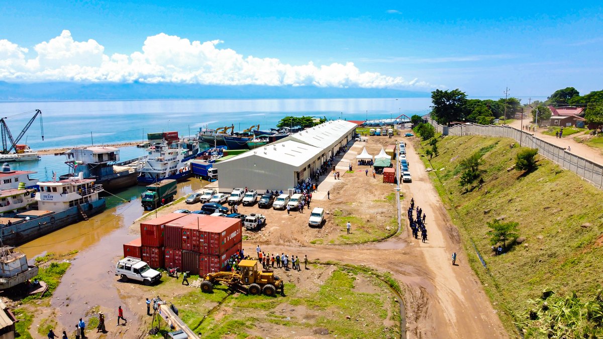 Big news for #DRC trade! Kalundu Port in Sud-Kivu, Uvira, has been revitalised with Netherlands funding and a partnership with the Government & TMA. We're set to boost regional #trade & development on Lake Tanganyika by reduced times & costs, better security, & faster offloading.