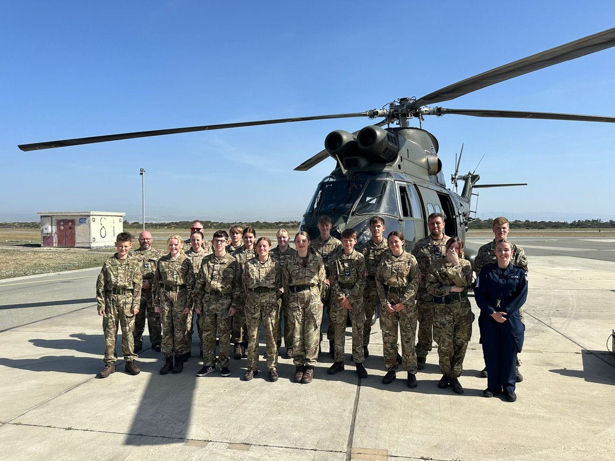 Yesterday cadets from both the Main Squadron and Detached Flight had a day visiting sections on <a href="/RAFAkrotiri/">RAF Akrotiri</a>

They visited the Police Dogs and Survival 
Equipment but the highlight was their flight with 84 Squadron in the Puma helicopter! 

#no1inthesun

<a href="/aircadets/">RAF Air Cadets</a>
<a href="/wmwrafac/">West Mercian Wing</a>