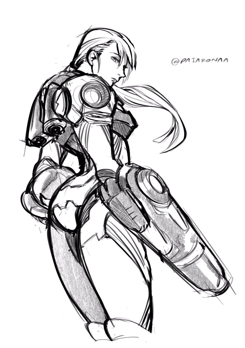 Morning sketch. #samus #Metroid #Metroiddread