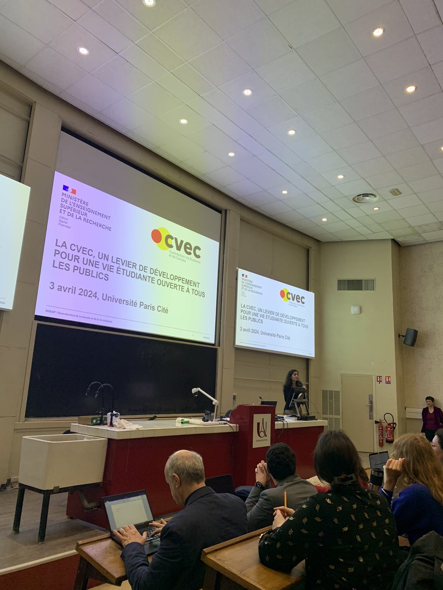 Réseau Vie étudiante R2VE (@reseaur2ve) on Twitter photo Ouverture du Séminaire annuel du <a href="/sup_recherche/">Ministère Enseignement supérieur et Recherche</a> sur la CVEC à <a href="/univ_paris_cite/">Université Paris Cité</a> Ouverture du Séminaire annuel du <a href="/sup_recherche/">Ministère Enseignement supérieur et Recherche</a> sur la CVEC à <a href="/univ_paris_cite/">Université Paris Cité</a>