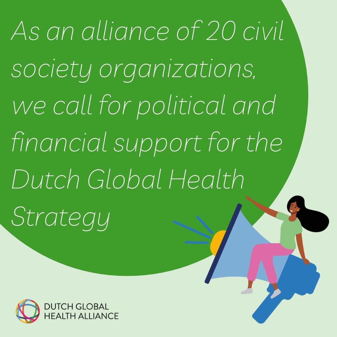 🩺 Tomorrow the NL parliament will debate the Global Health Strategy. The Dutch Global Health Alliance shares key asks to strengthen the implementation of the strategy. 🔗 Read more in our position article bit.ly/3VIvn5y #DutchGlobalHealthAlliance