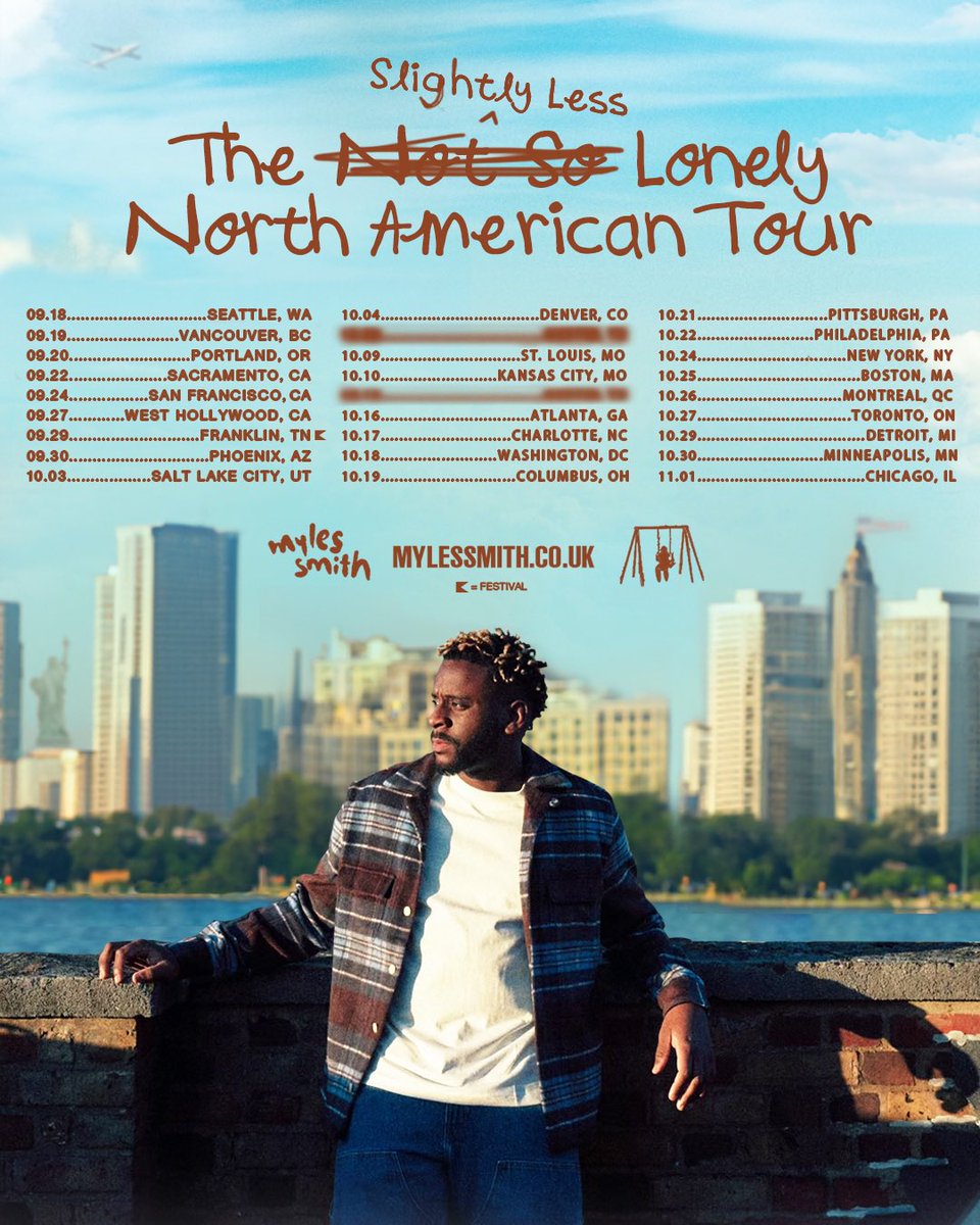 AMERICA 🇺🇸 and CANADA 🇨🇦 you won't be lonely for much longer. You think I wouldn't come back to sing, laugh and cry with ya'll! Pre Sale goes live 8am local time (04/03) sign up here for access mylessmith.lnk.to/SignUpIS