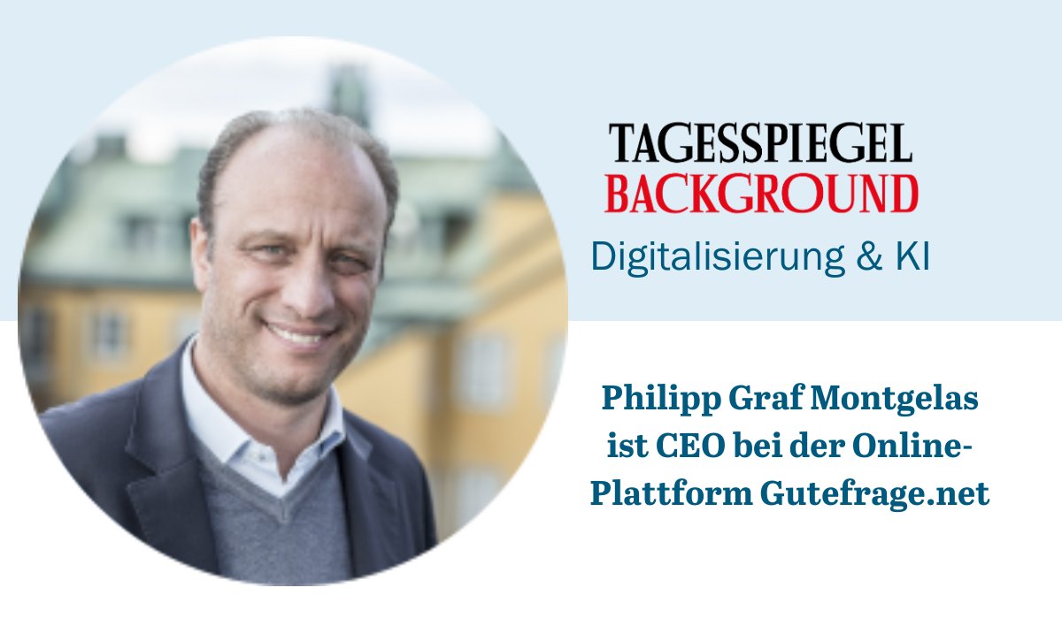 Das Ziel neuer EU-Gesetze zur Plattformregulierung, allen voran des Digital Services Act, das Internet zu einem sichereren Raum mit mehr Wettbewerb zu machen, unterstützt Philipp Graf Montegelas. Jetzt lesen:🔗t1p.de/04h64