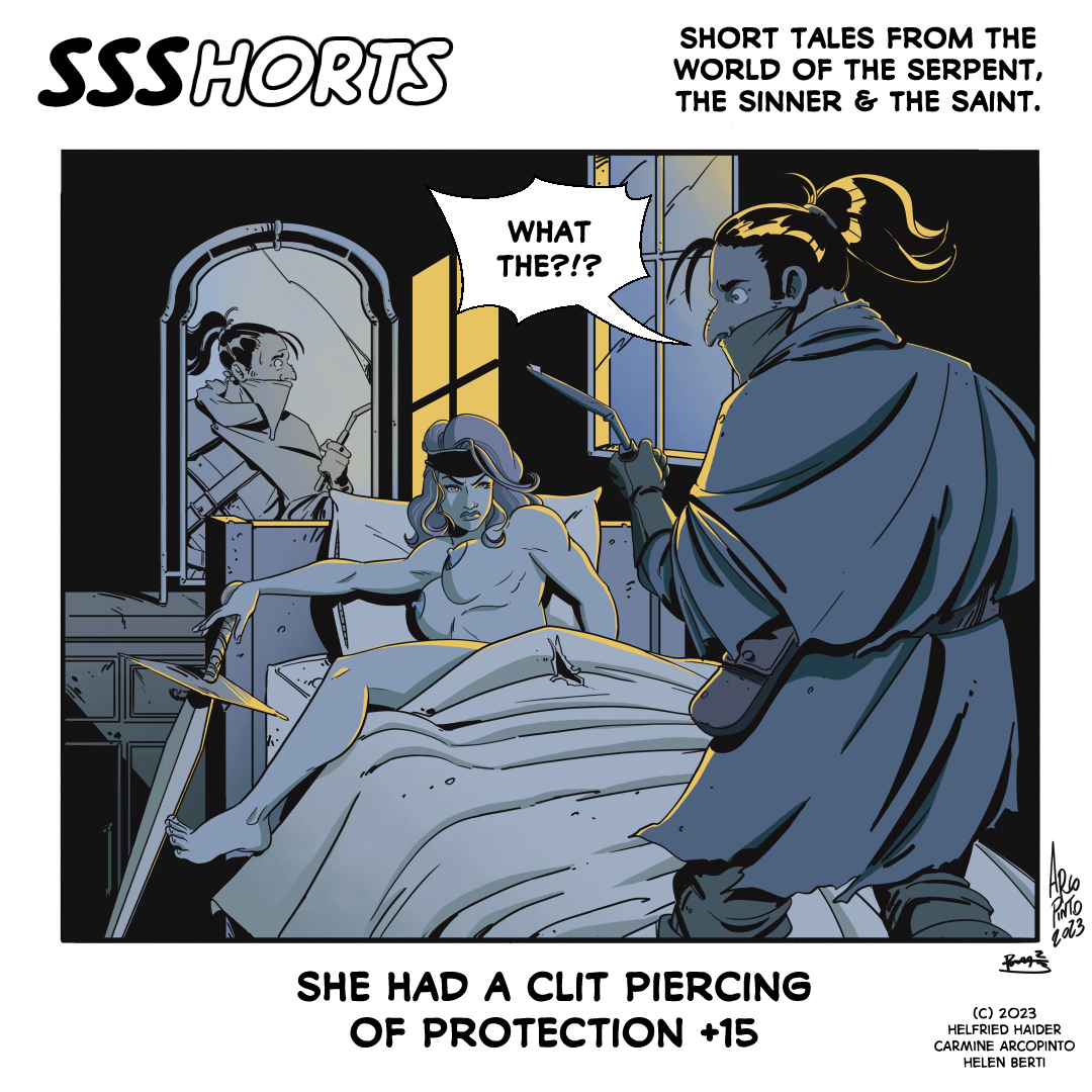 Creative enchanting
Good luck assassinating this warrior!
#webcomics