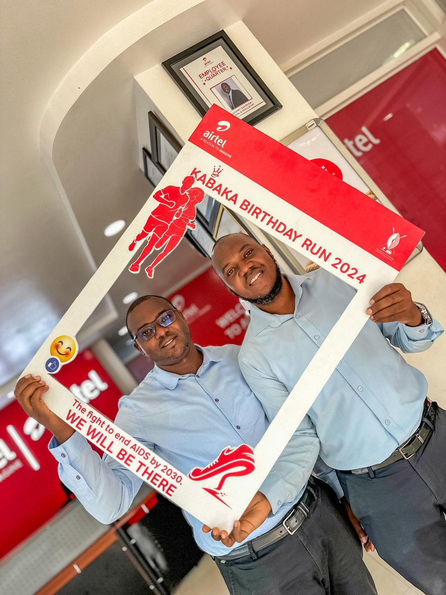 Have you got your #AirtelKabakaRun2024 kit⁉️ 
The team at Airtel is ready😍 Dial *185# option 5 today and pick your kit from Wampewo 📌