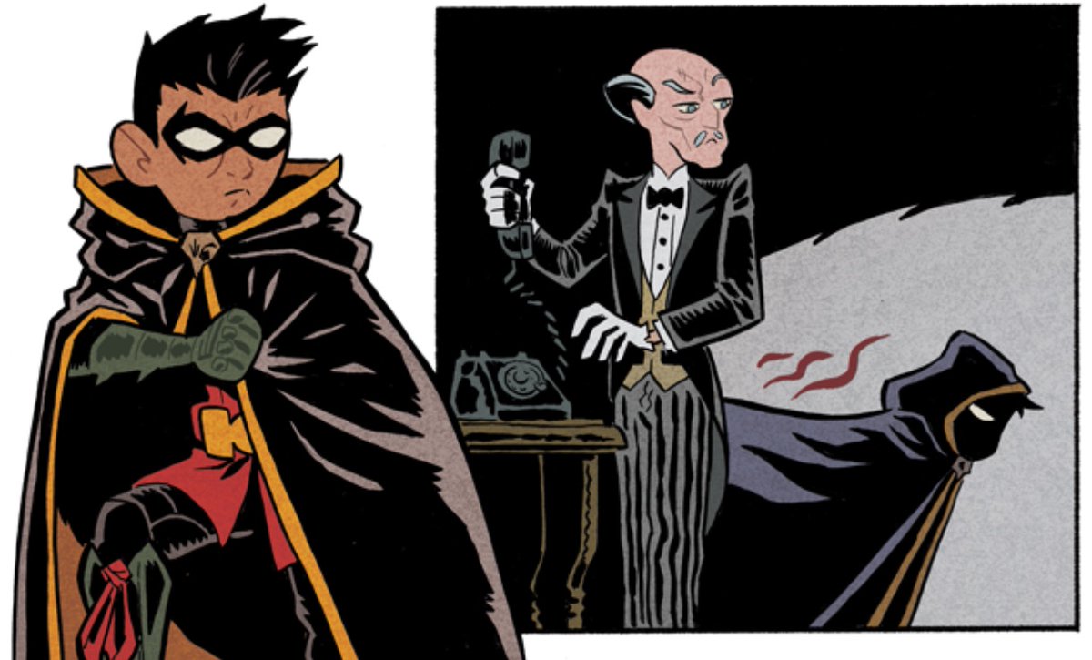 Young Master Robin goes on his first solo outing, under a watchful eye, in BOY WONDER #1 out may 7. FOC is April 14!