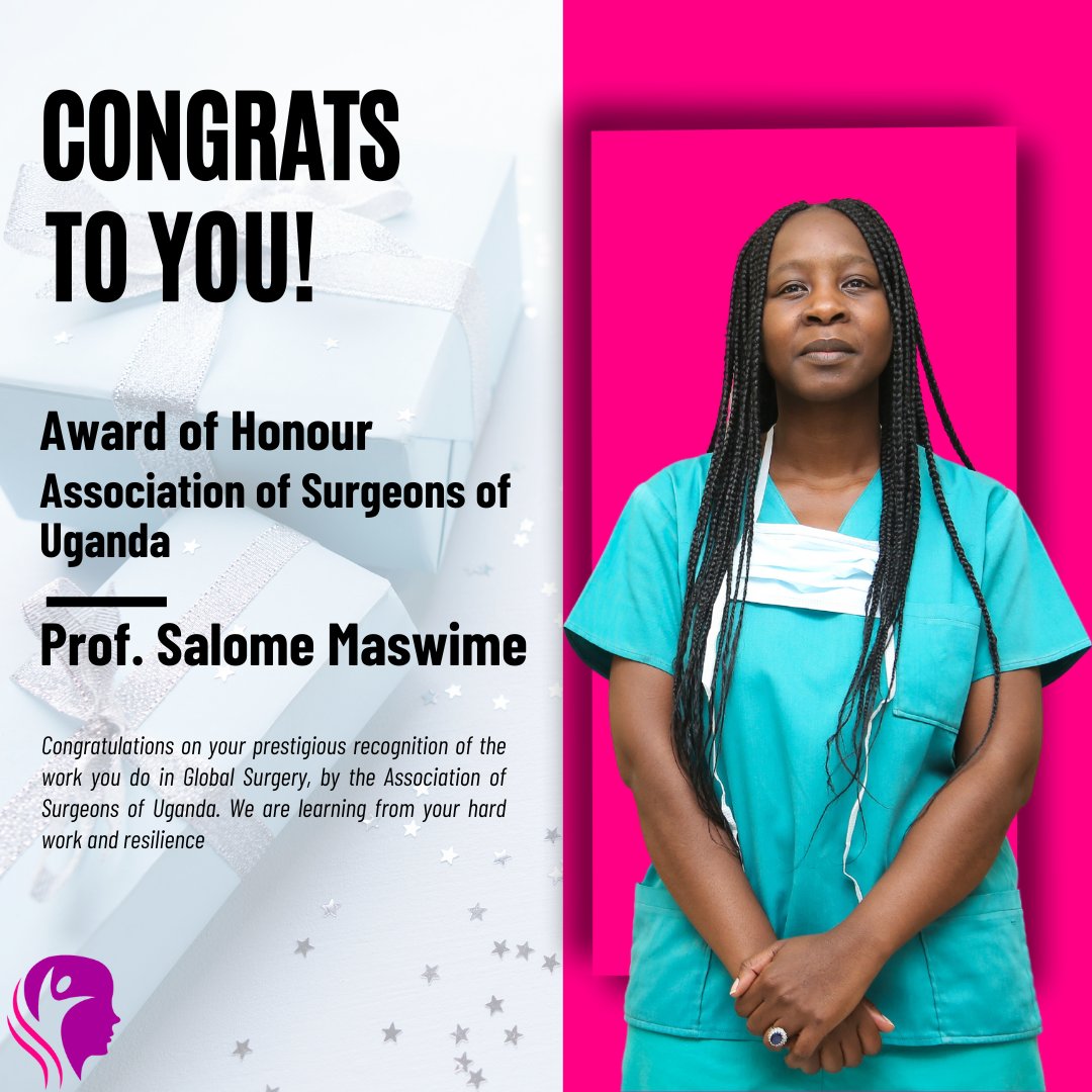 Congratulations to @MrsMaswime on the recognition of her work in Global Surgery by @ASOU_Official. Prof. Maswime is the Head of Global Surgery at @UCT_news, an Obstetrician & Gynaecologist & the President of @ClinicianSouth. About her; wordsthatcount.org/ever-heard-of-… #celebratingwomen