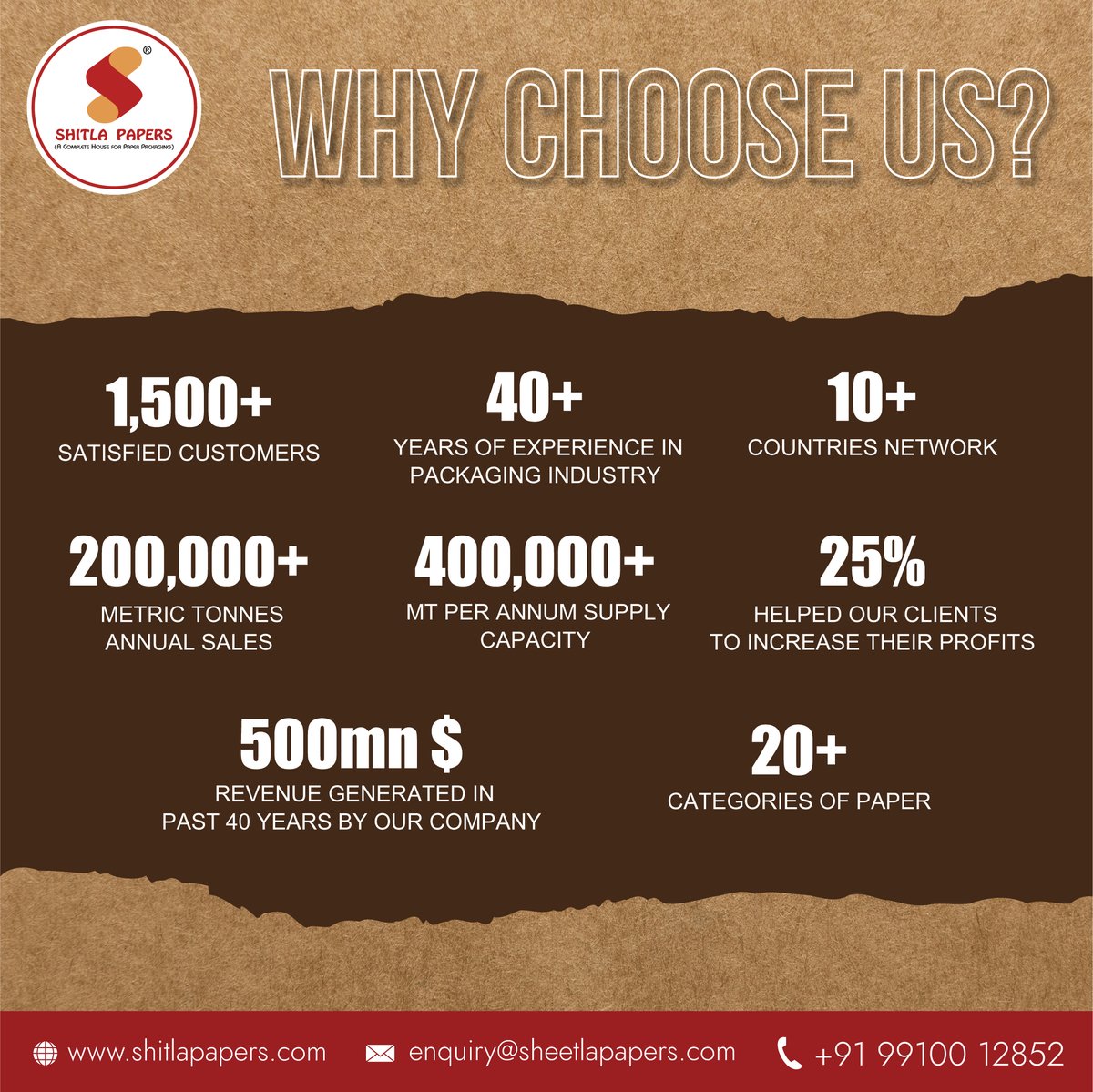 shitlapapers's tweet image. Welcome to Shitla Papers, your one-stop destination for premium paper solutions. With a commitment to excellence and sustainability, we offer a diverse range of high-quality paper products to meet your personal and professional needs.
#ShitlaPapers #PaperSolutions #QualityPaper