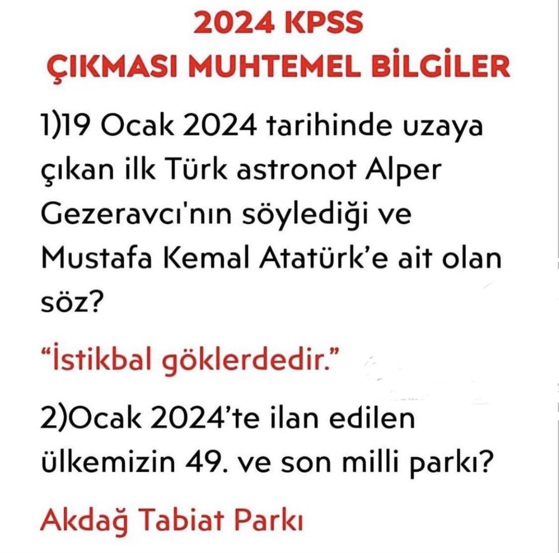 10/10 SINAV Hazırlık tweet media