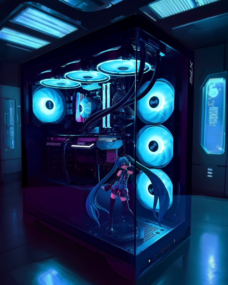 XPG_Global's tweet photo. Check out this awesome XPG build!
Spec:
Case: XPG Invader X
AIO: XPG Levante X 360
RAM: XPG Lancer Blade DDR5 32GB
SSD: XPG 1TB Gammix S60
PSU: XPG Core Reactor II 1200w
GPU: Palit GTX 4060 Dual
MOBO: Asus Prime B650-Plus
CPU: AMD Ryzen 5 7000
#XPG #GAMING #GAMINGPC #INVADERX https://t.co/atJgEzbyca