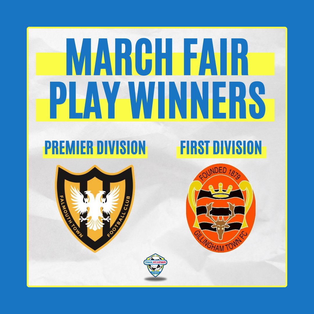 Congratulations to both @Falmouth_Town and @GillTownFC who have won March's Fair Play Awards 👏 #TSWL