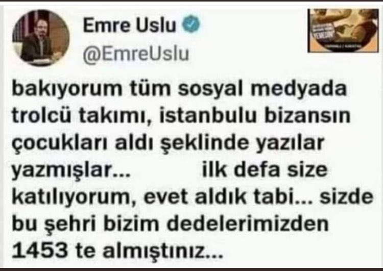 Bizans pi#i yaprammm itiraf etmiş anasını karasını Türk milletine ısmarlayan yav#ak Fatih sultan Mehmet’in kılıcı keskindi unutmayın diye dedim bizans pi#leri amk