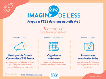 🔵@ESS_France lanza “Imagin’Ère de l’ESS” 👉Invita a todos aquellos que trabajan en #EconomíaSocial a diario a contribuir con sus ideas a pensar en los próximos 10 años, “para impulsar la ESS hacia una nueva era” ℹi.mtr.cool/cgkgbjhsie