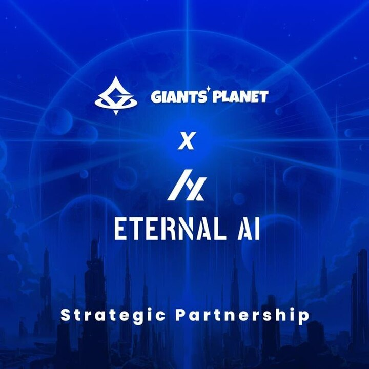 @Giants_Planet joins forces with @CryptoEternalAI ! Giants Planet opens the doors to an AI-enhanced gaming universe, where players can engage, compete, earn, and trade across virtual and physical realms. Our joint alliance promises to elevate the AI experience and enhance the…